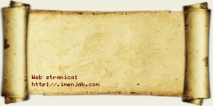 Trnjina Stanimirović vizit kartica